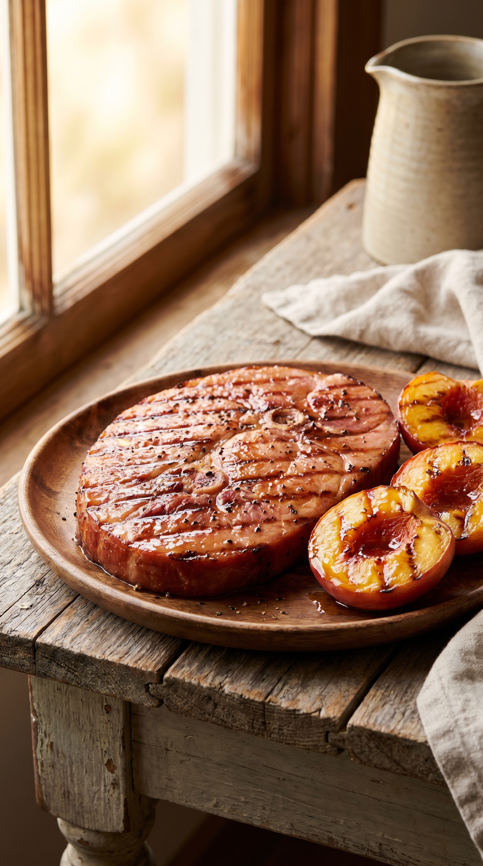 Grilled Ham Steak